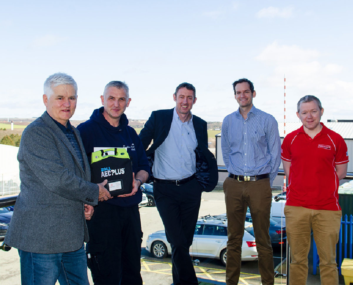 Paradigm Group Donate Defibrillator